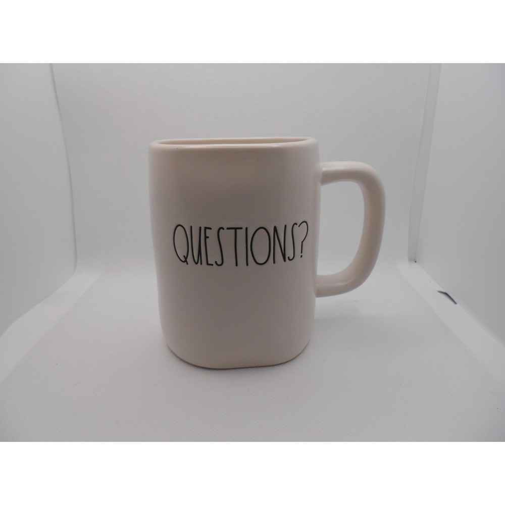 Rae Dunn Questions Artisan Collection Farmhouse Coffee Tea Mug